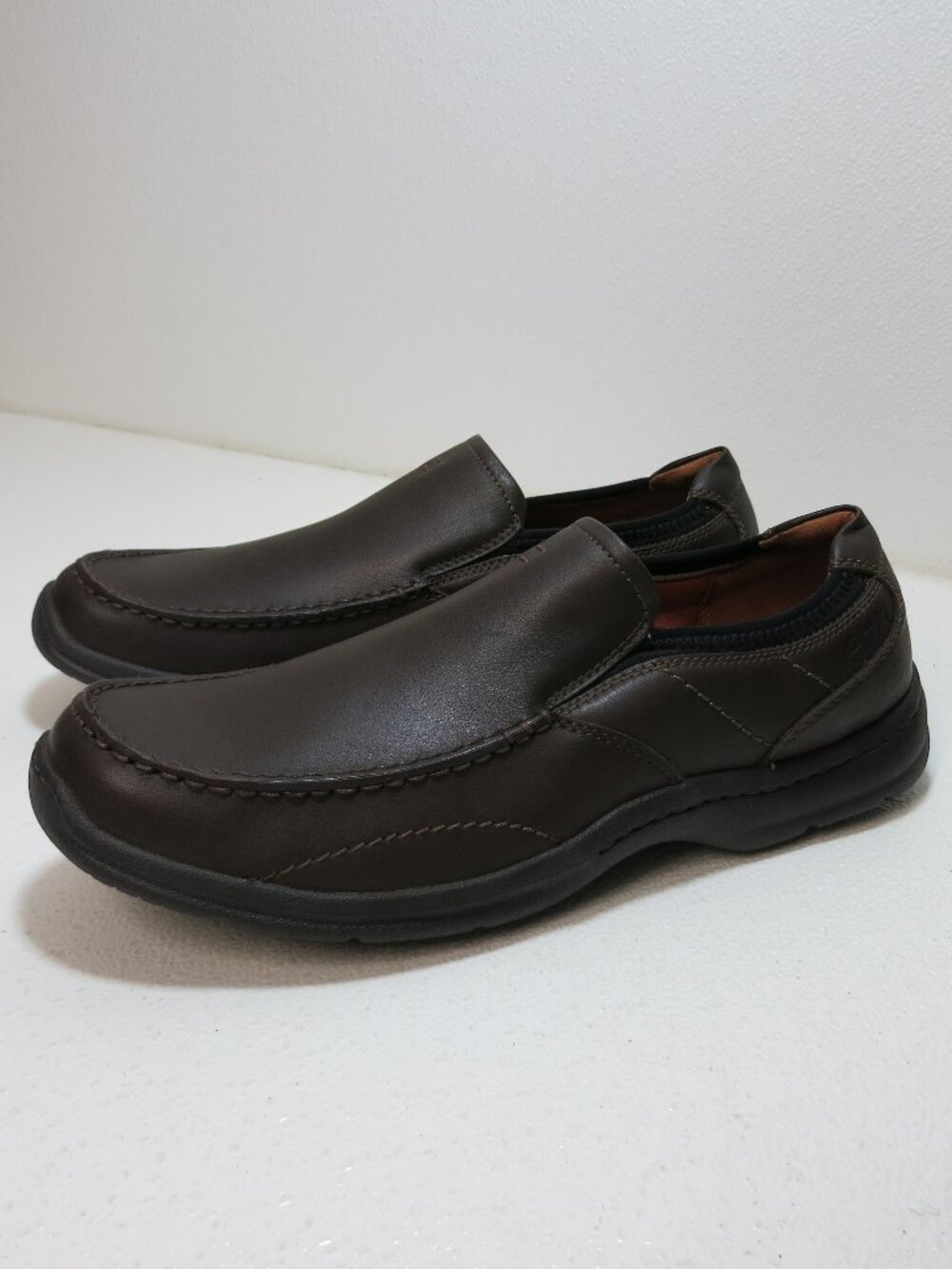 Clarks Oil Tanned Leather Casual Dress Loafers Moccasins Footwear Men's sz 14 M